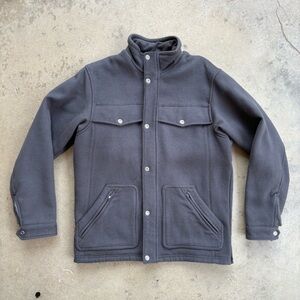 Sorel Heavy Wool Jacket Men's Medium Full Zip Gray